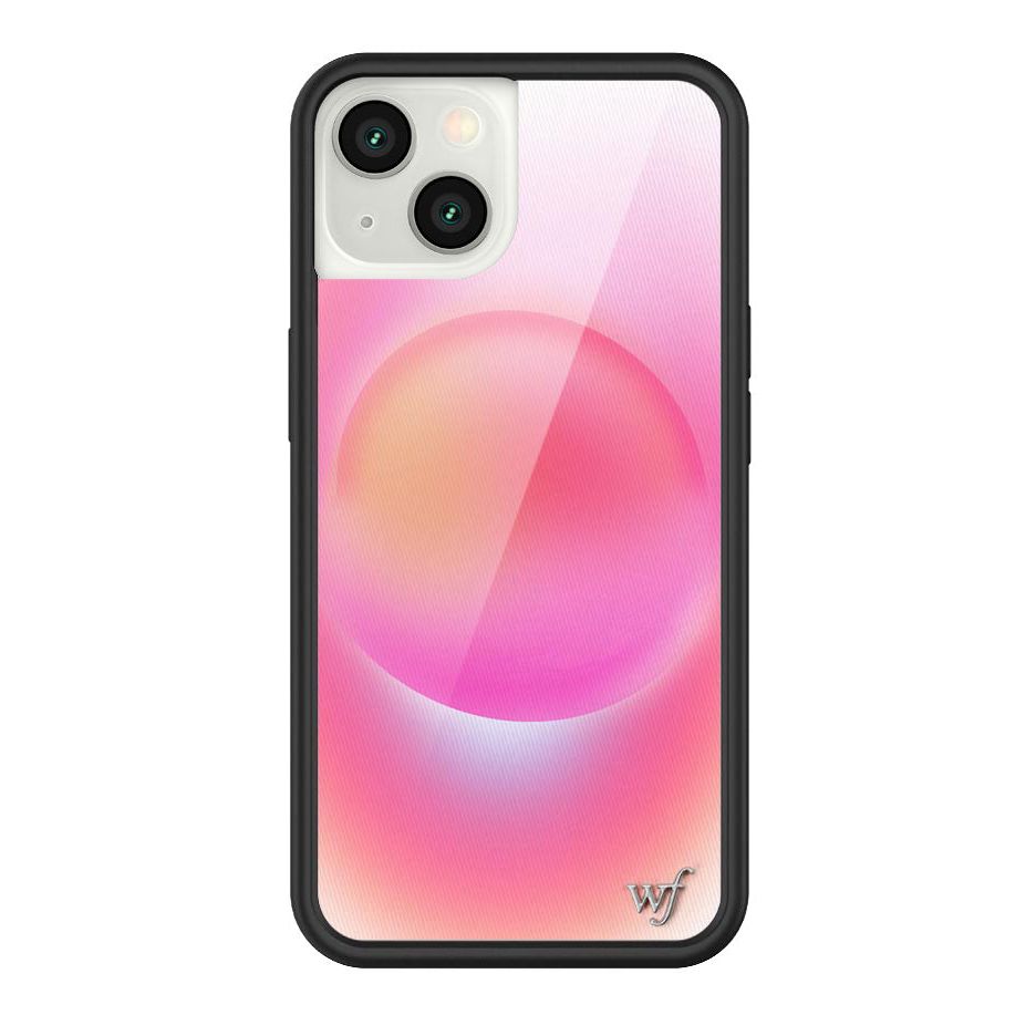 Hot Pink Aura iPhone Case