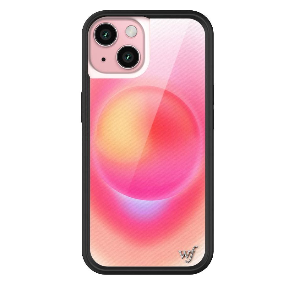 Hot Pink Aura iPhone Case