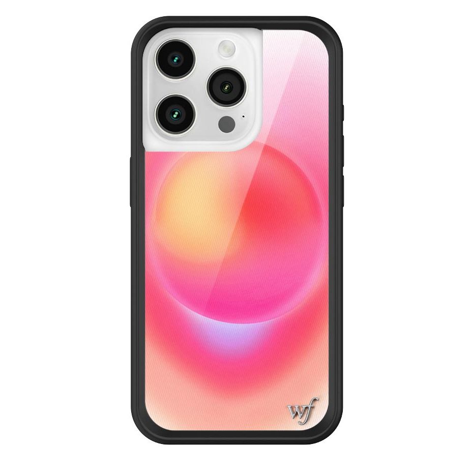 Hot Pink Aura iPhone Case