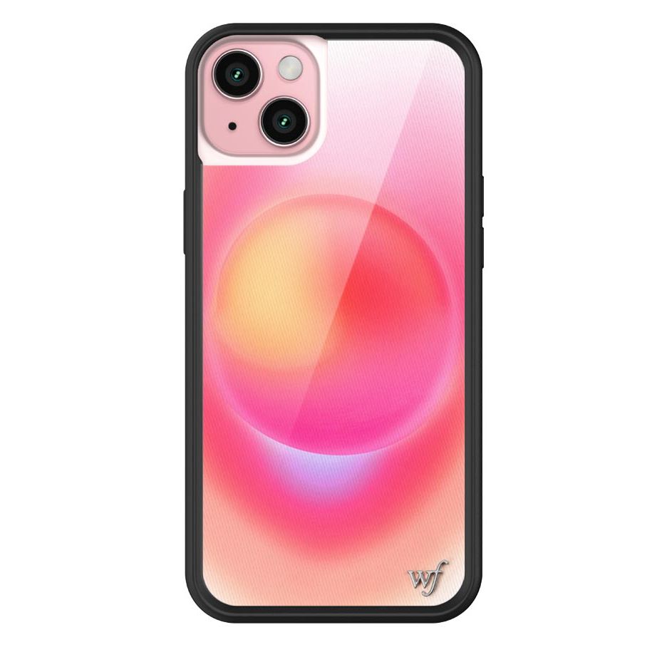 Hot Pink Aura iPhone Case