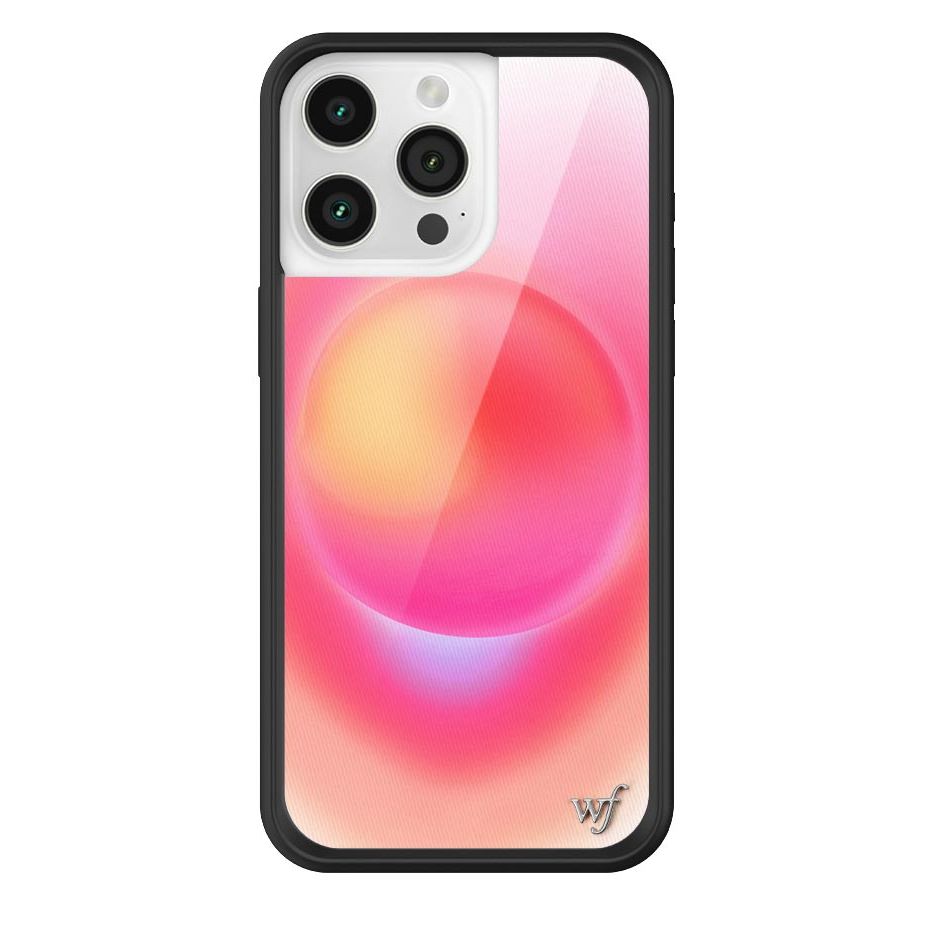 Hot Pink Aura iPhone Case