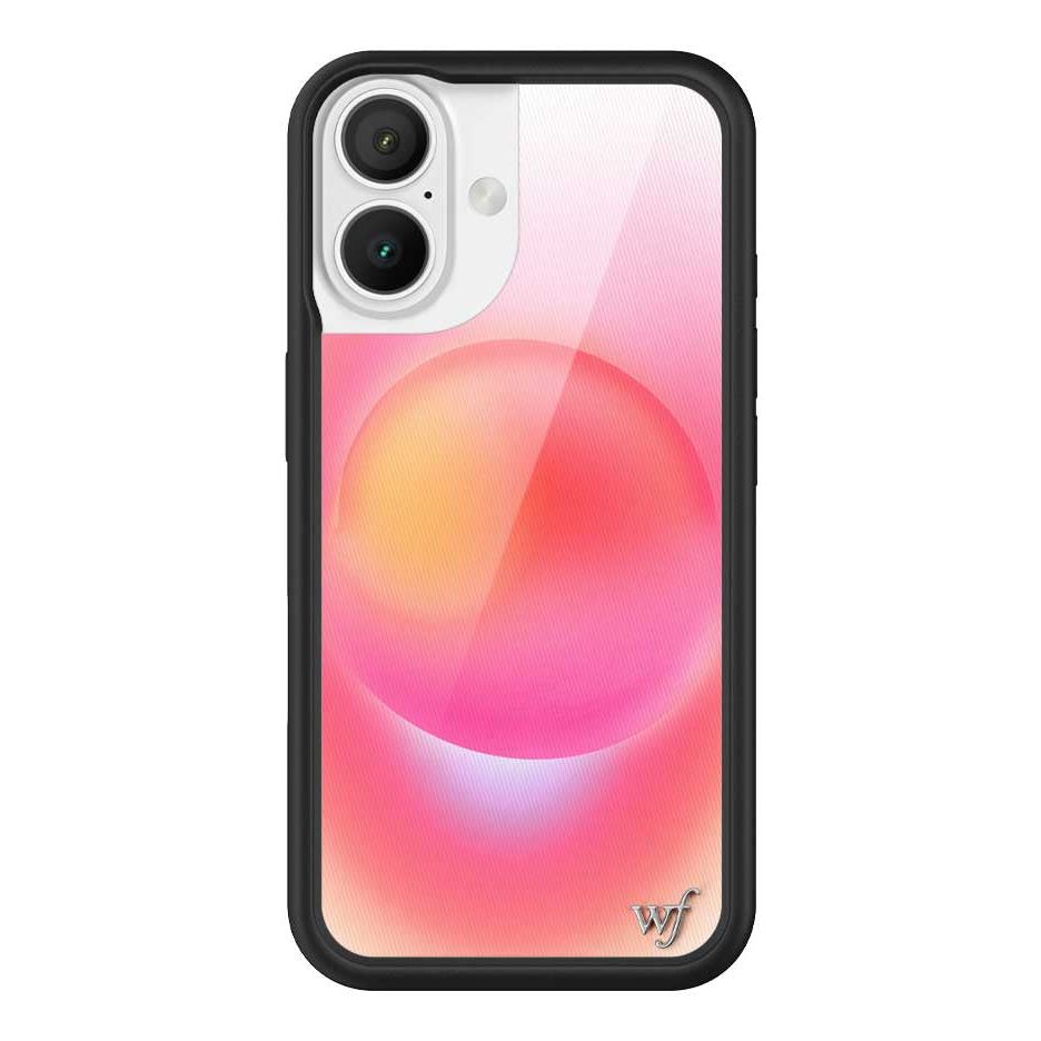 Hot Pink Aura iPhone Case