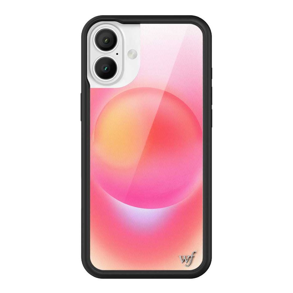 Hot Pink Aura iPhone Case