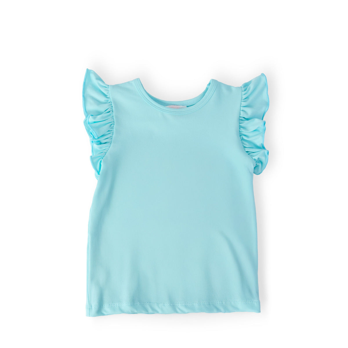 Aqua S/S Ruffle Tee