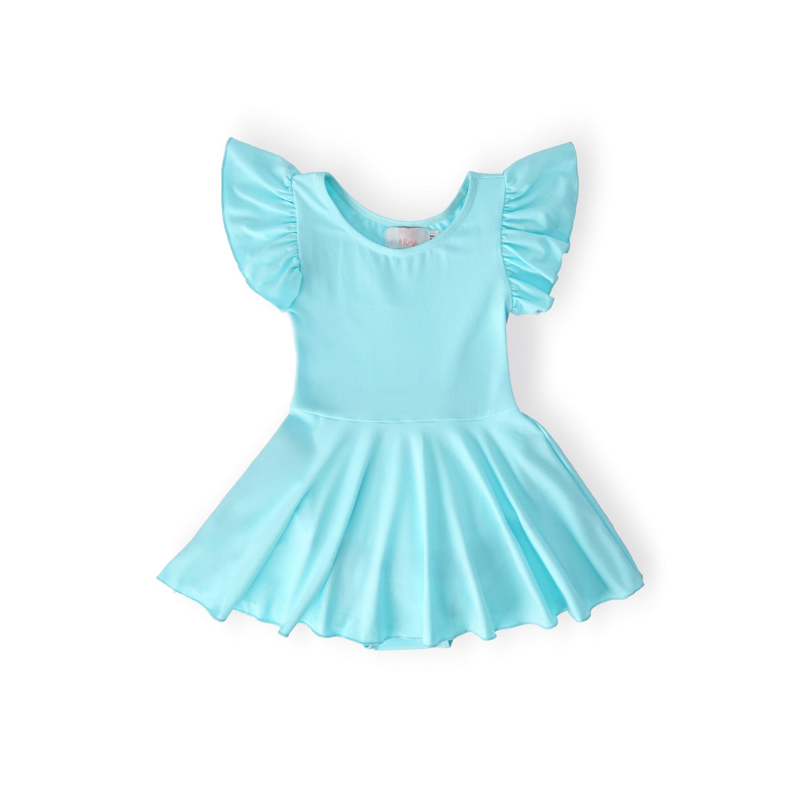 Aqua S/S Twirl Leotard