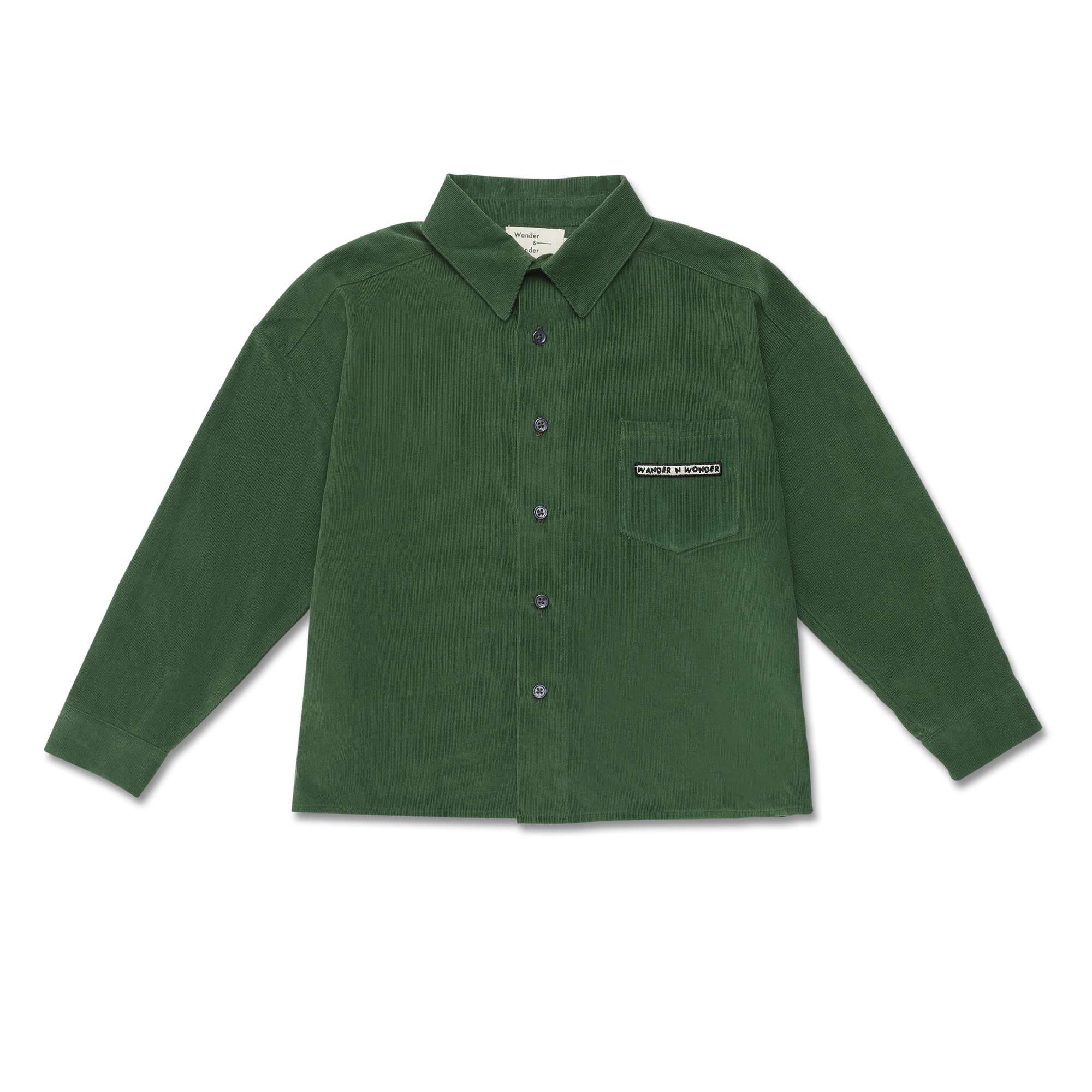 button down shirt | forest green