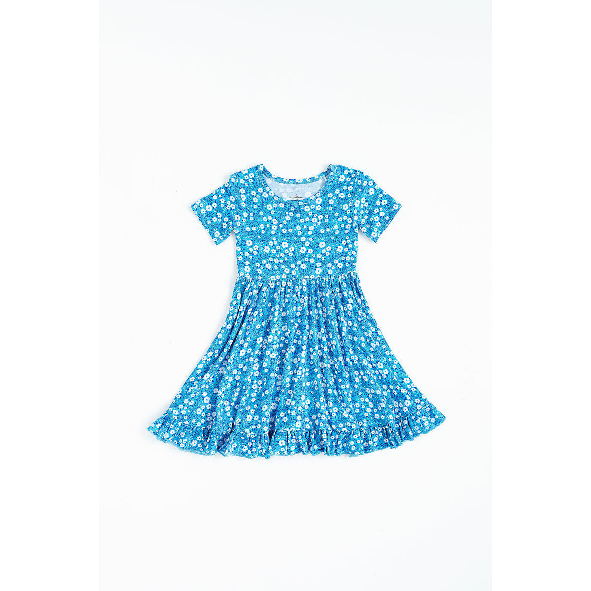 Blue Base Flower Dress