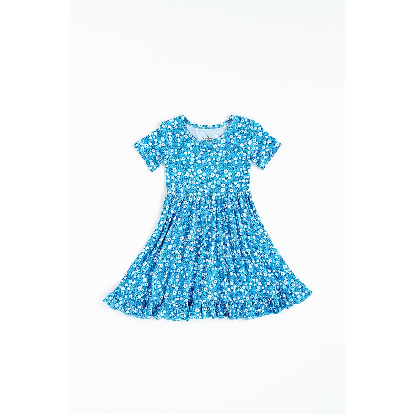 Blue Base Flower Dress