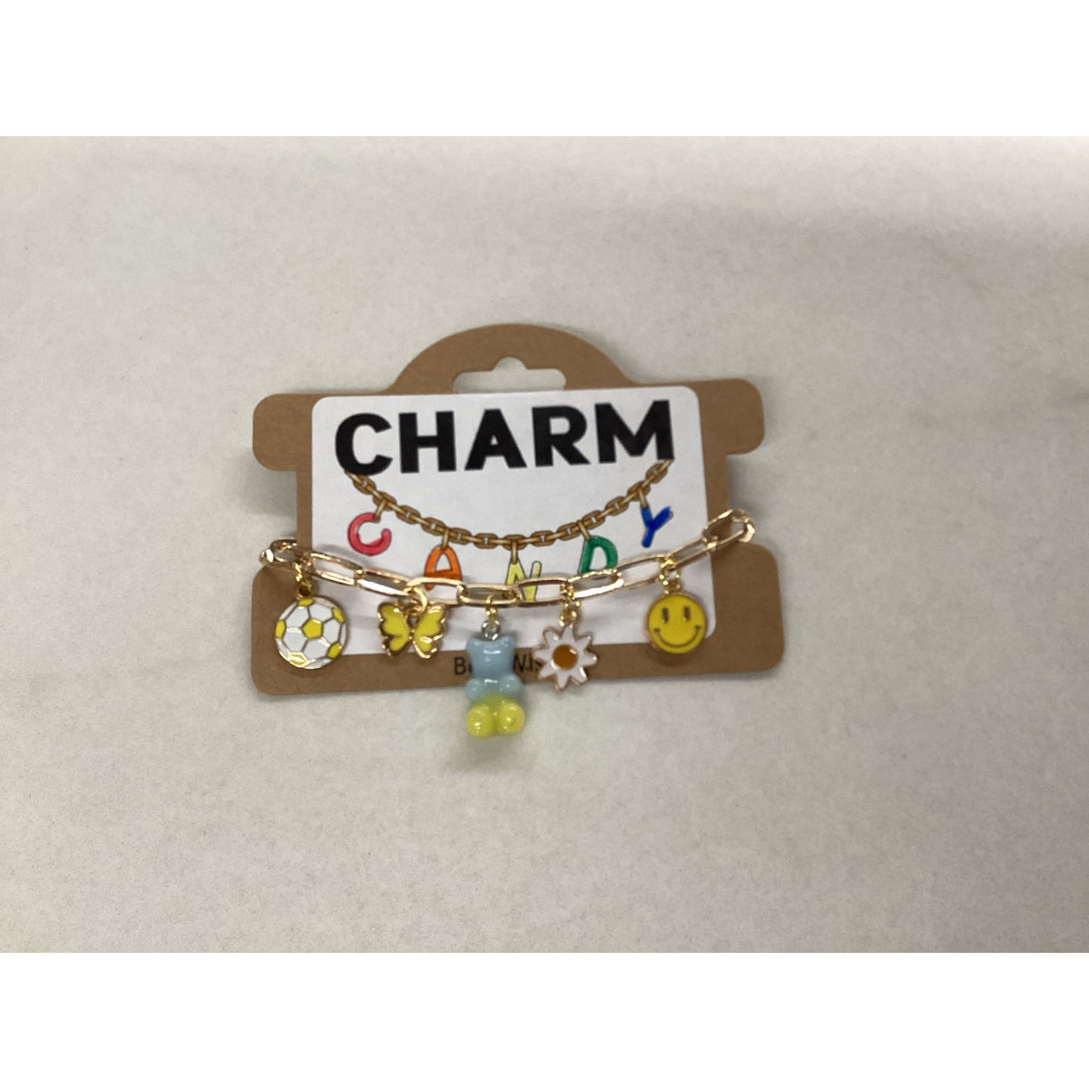 charm bracelet | yellow