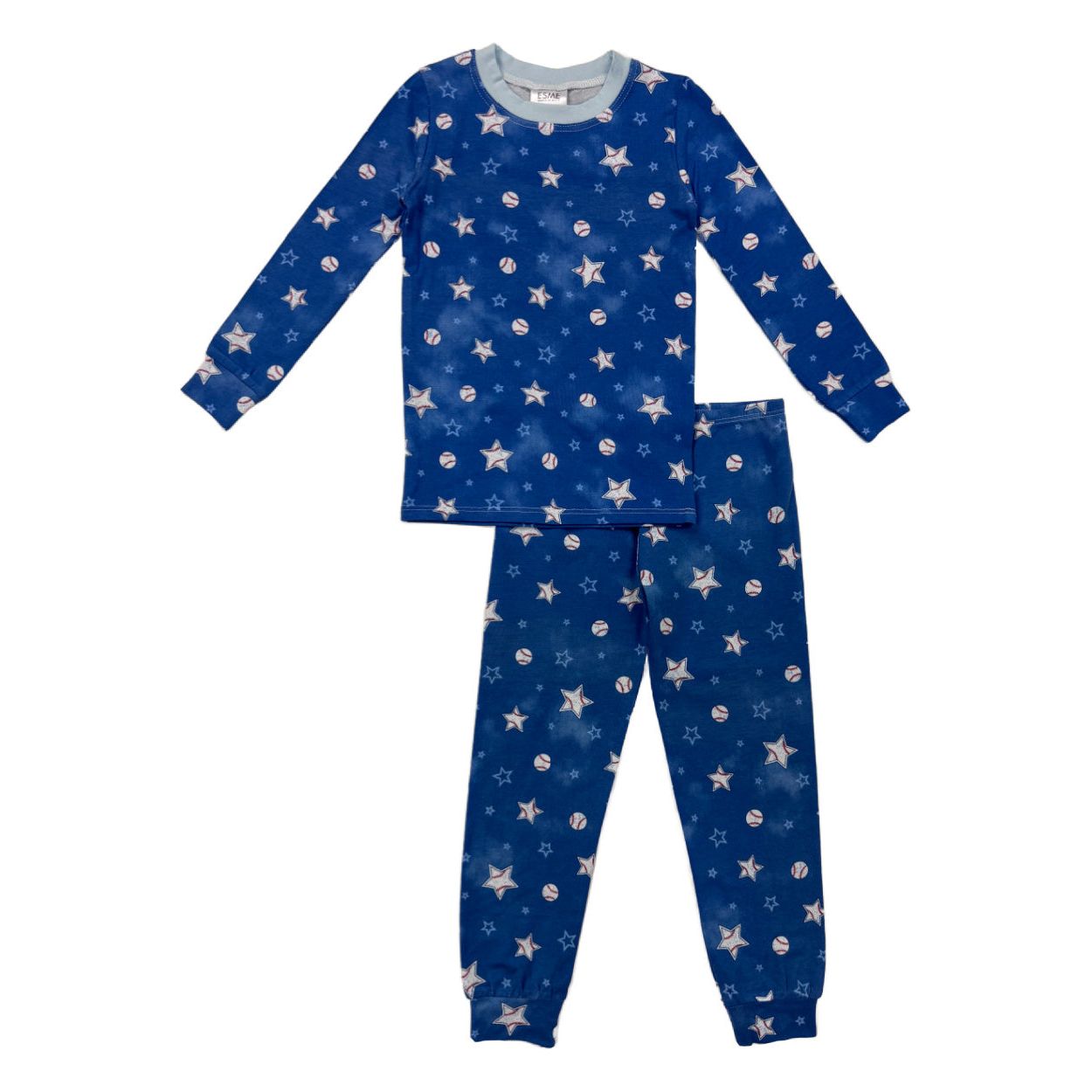 Short  sleeve pajama set | baseball stars