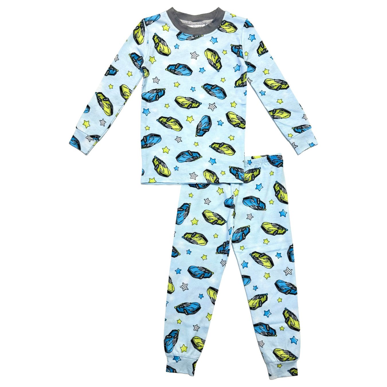 long sleeve pajama set | super sonic cars