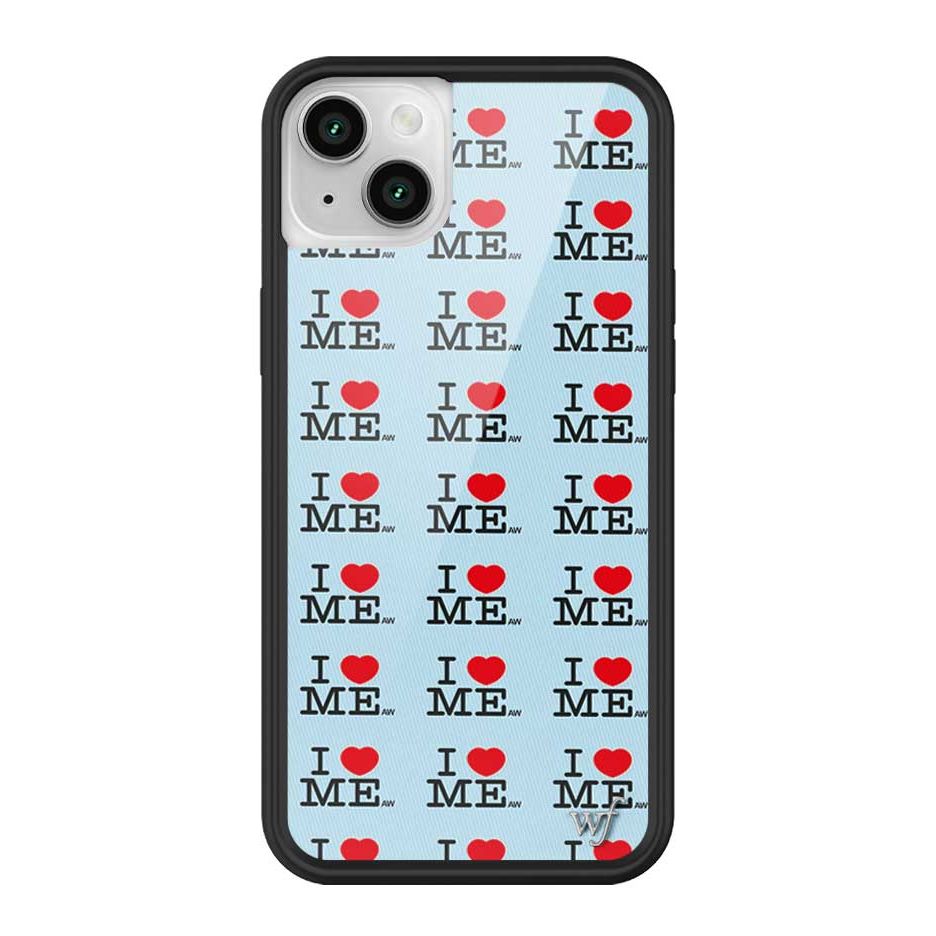 I Heart Me | Blue iPhone Case