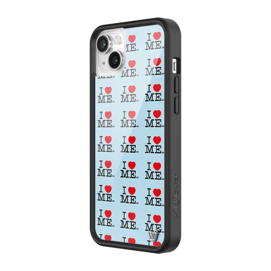 I Heart Me | Blue iPhone Case