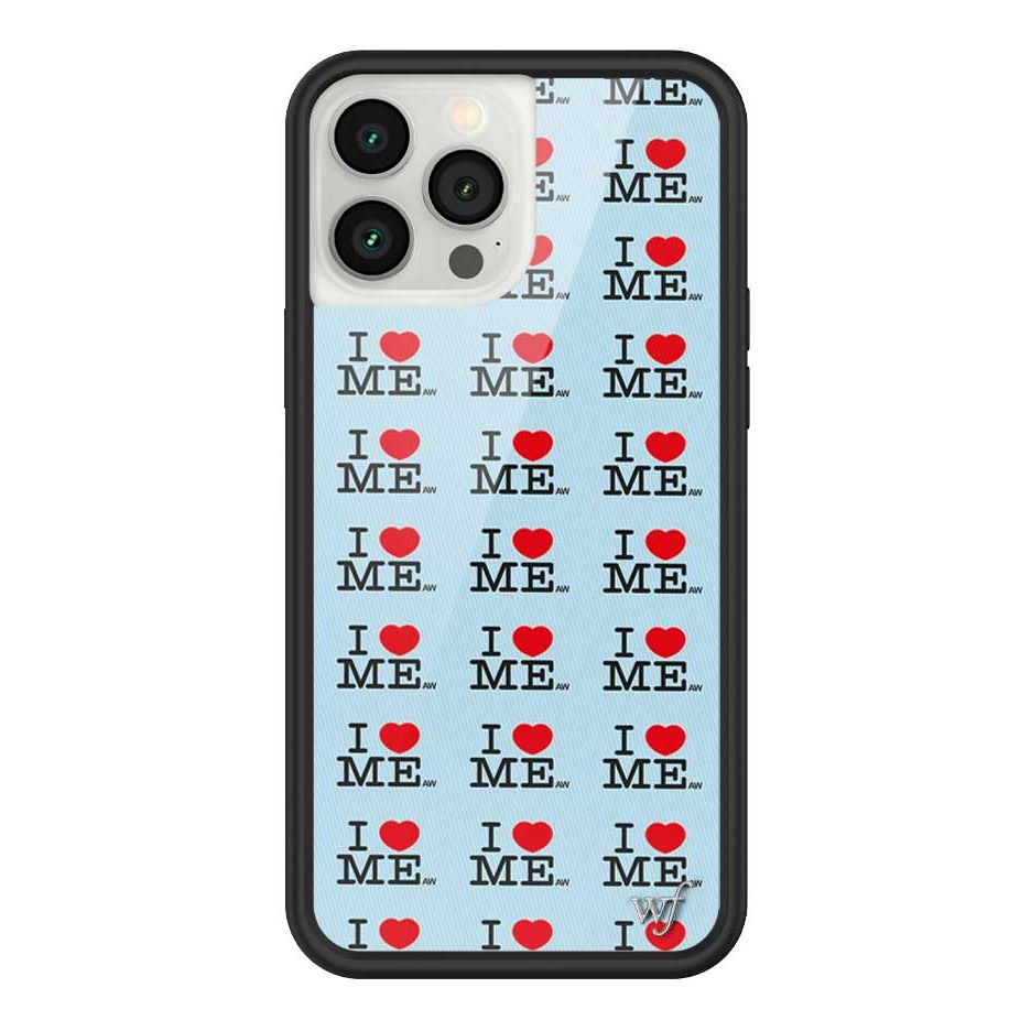 I Heart Me | Blue iPhone Case