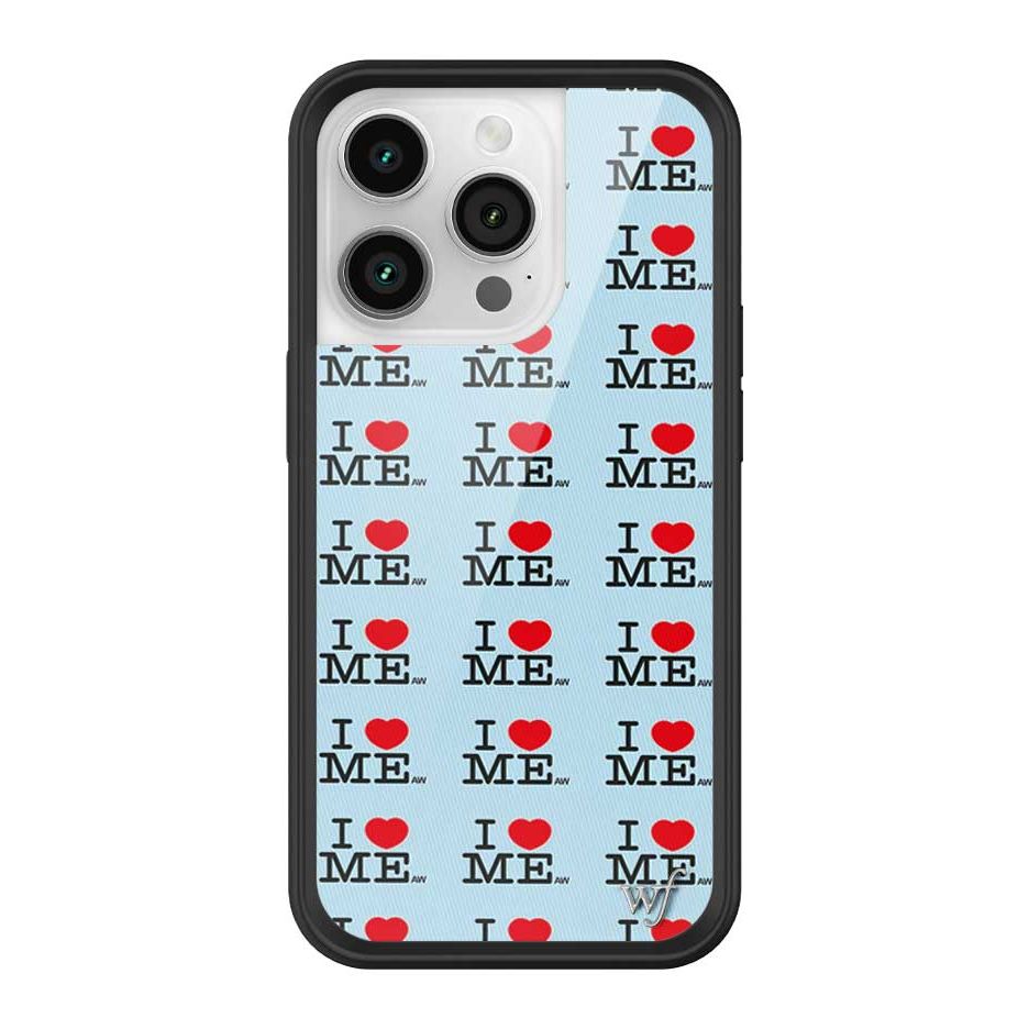 I Heart Me | Blue iPhone Case