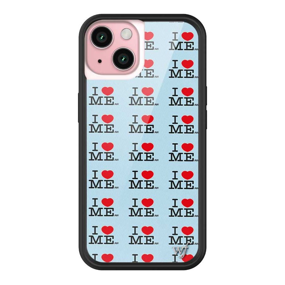 I Heart Me | Blue iPhone Case