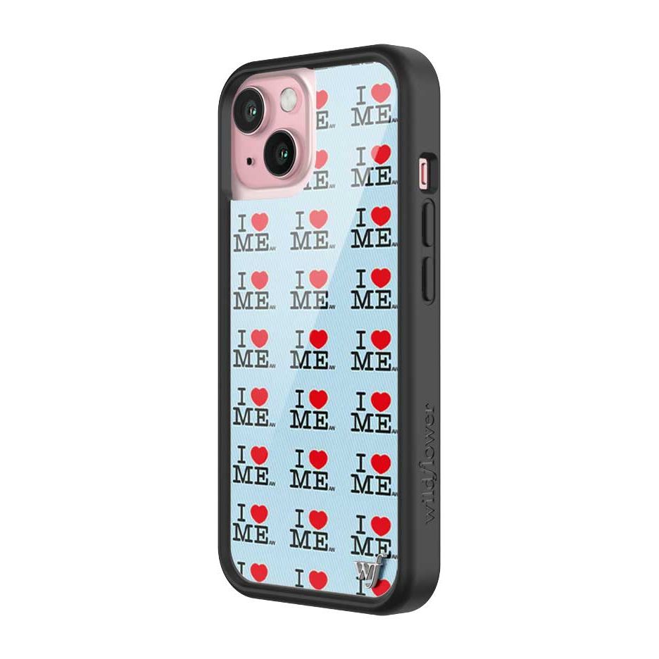 I Heart Me | Blue iPhone Case