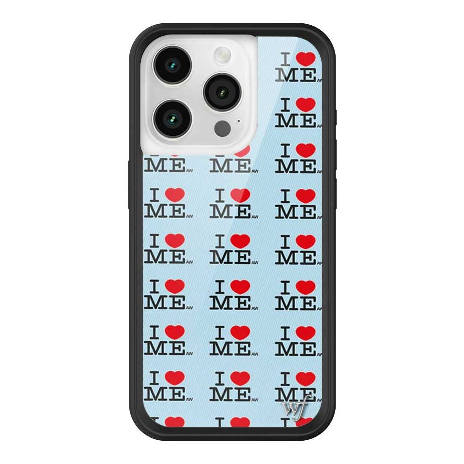 I Heart Me | Blue iPhone Case