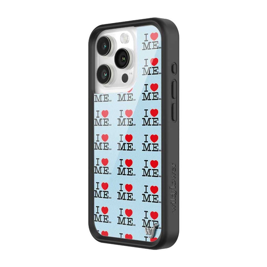 I Heart Me | Blue iPhone Case