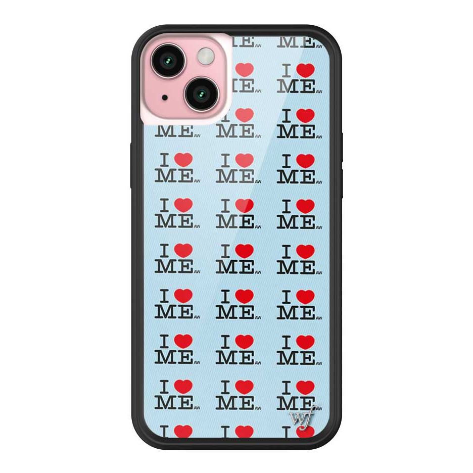 I Heart Me | Blue iPhone Case