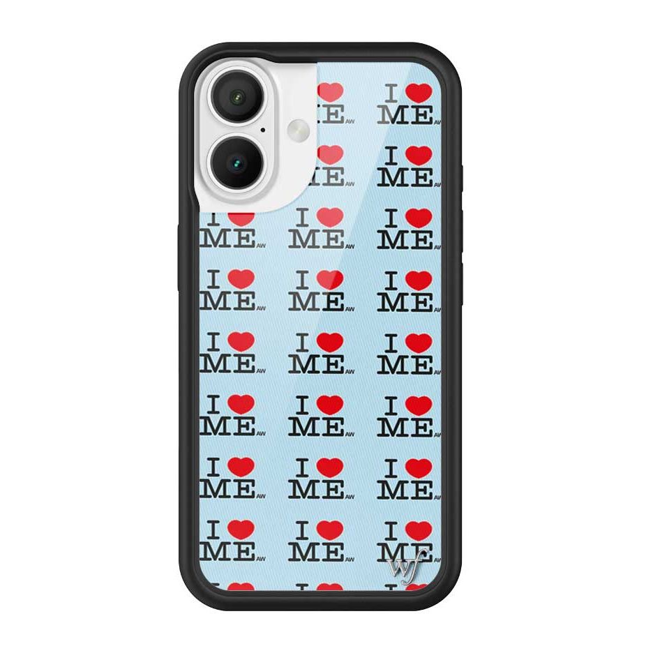 I Heart Me | Blue iPhone Case