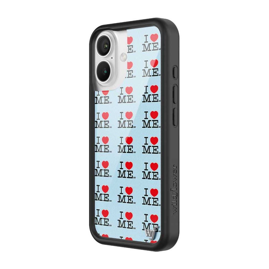 I Heart Me | Blue iPhone Case