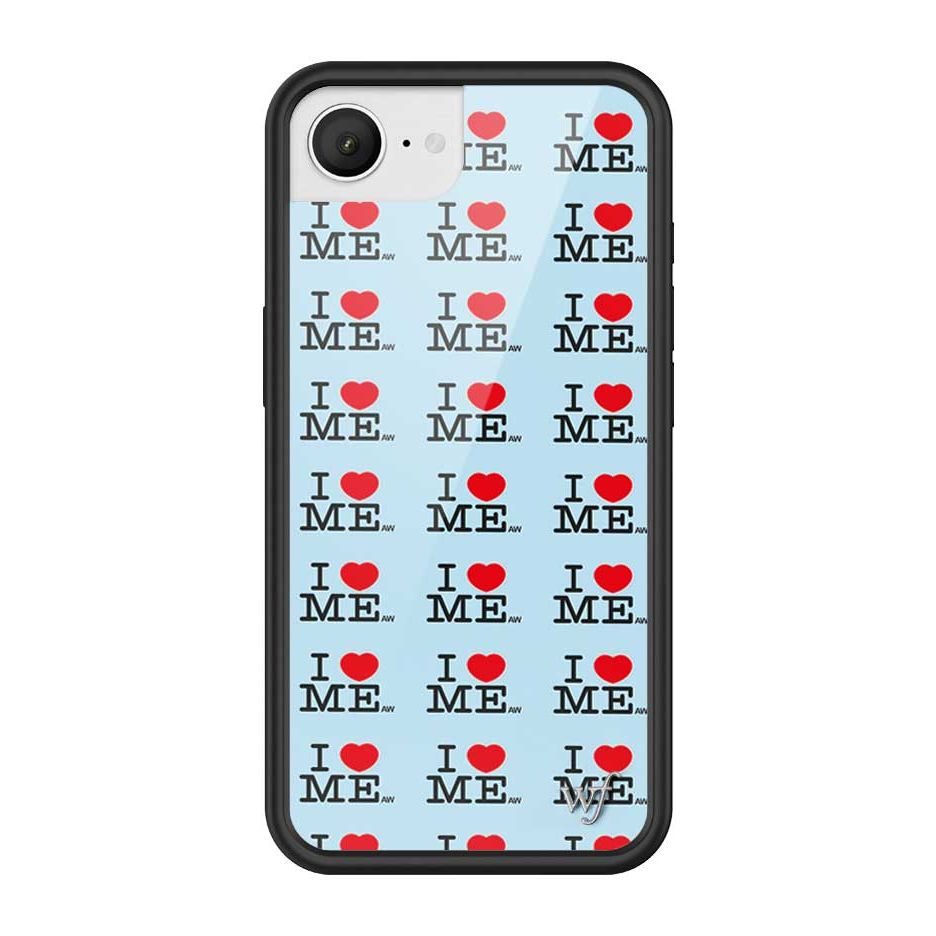 I Heart Me | Blue iPhone Case