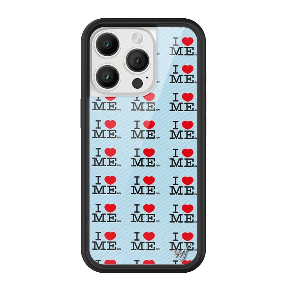 I Heart Me | Blue iPhone Case