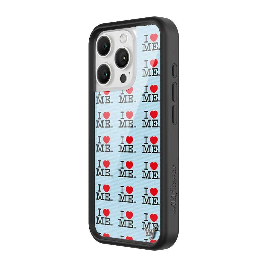 I Heart Me | Blue iPhone Case