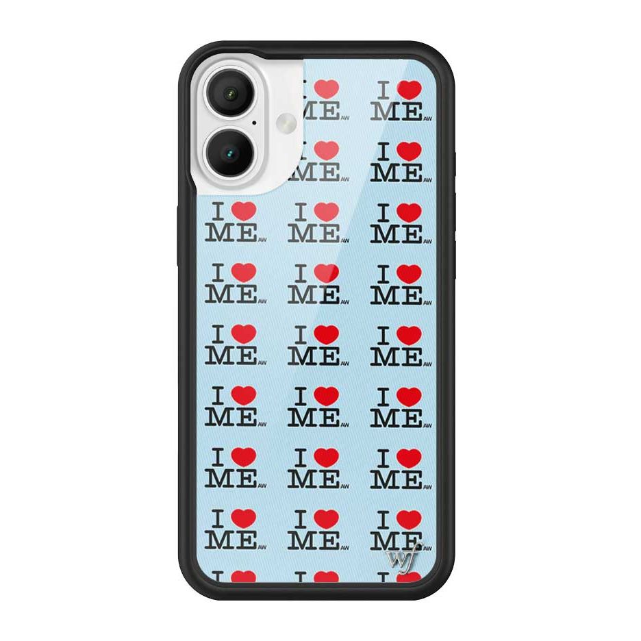 I Heart Me | Blue iPhone Case