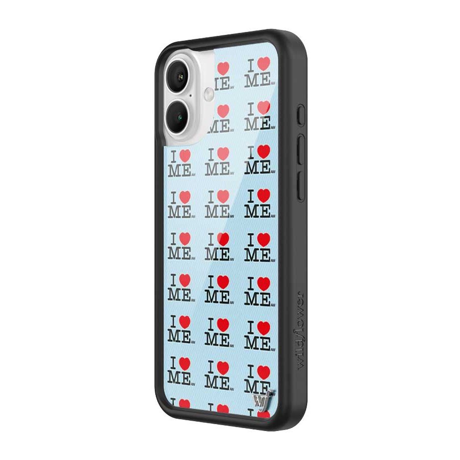 I Heart Me | Blue iPhone Case
