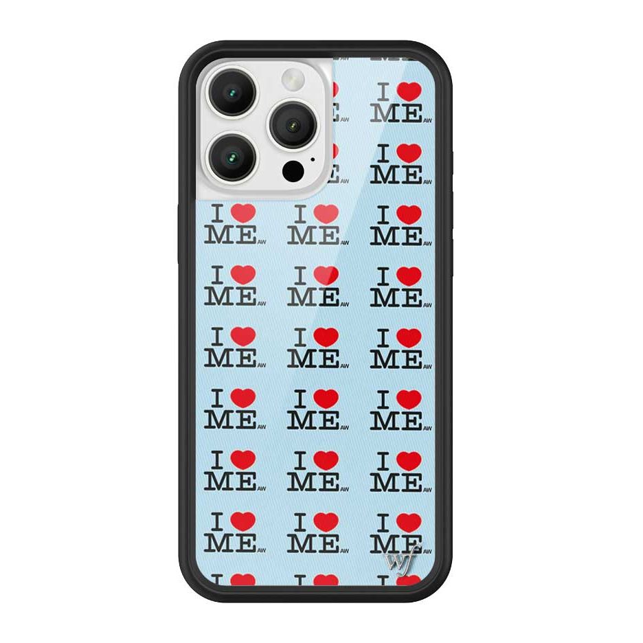 I Heart Me | Blue iPhone Case