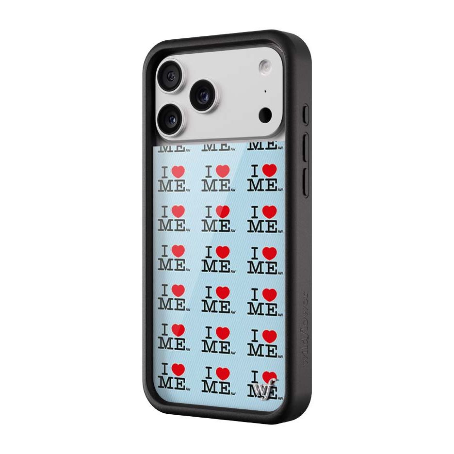 I Heart Me | Blue iPhone Case