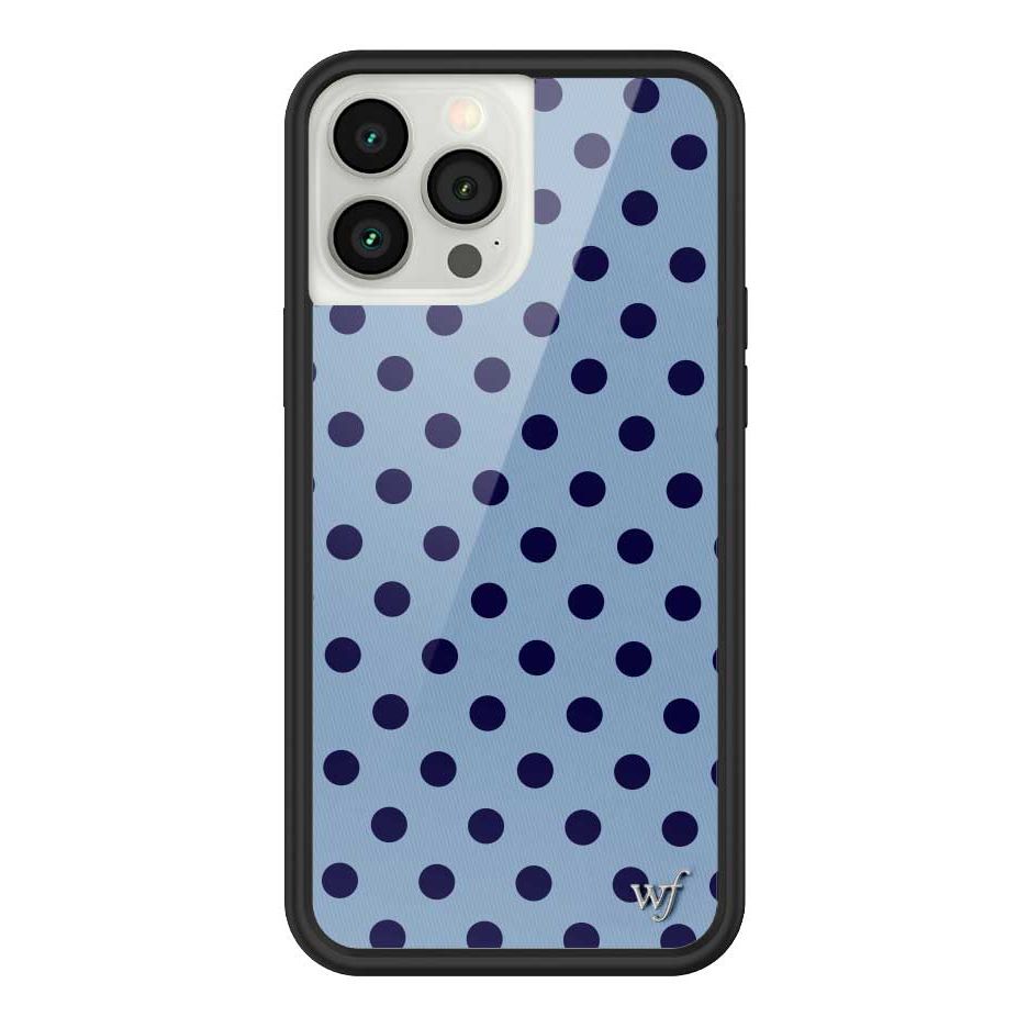 Polka Dot | Blue and Navy Blue iPhone Case