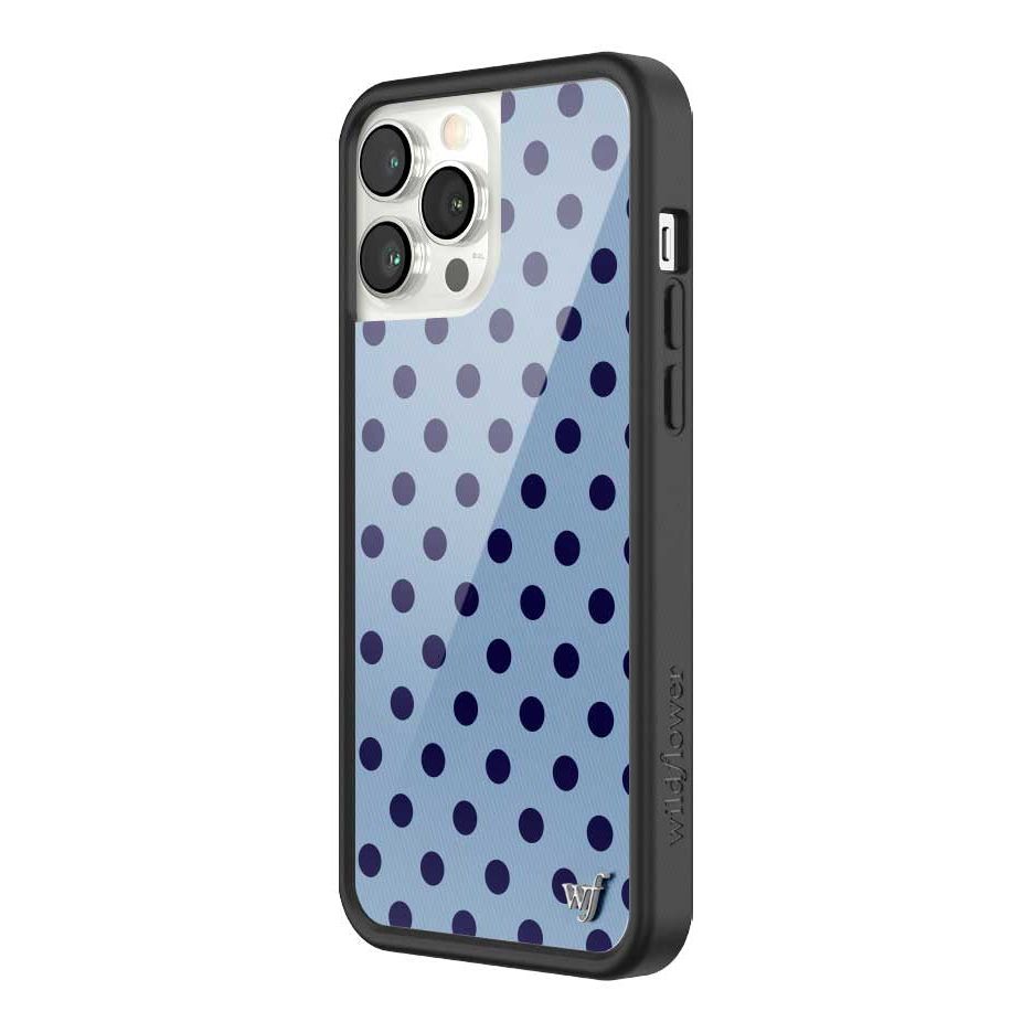 Polka Dot | Blue and Navy Blue iPhone Case