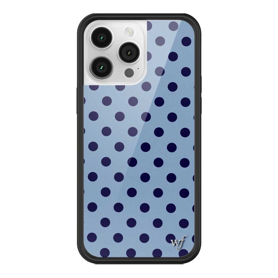 Polka Dot | Blue and Navy Blue iPhone Case