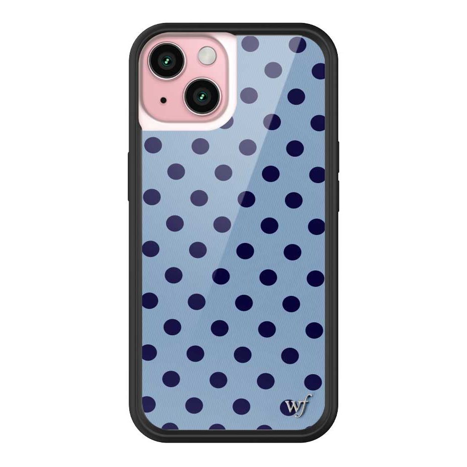Polka Dot | Blue and Navy Blue iPhone Case