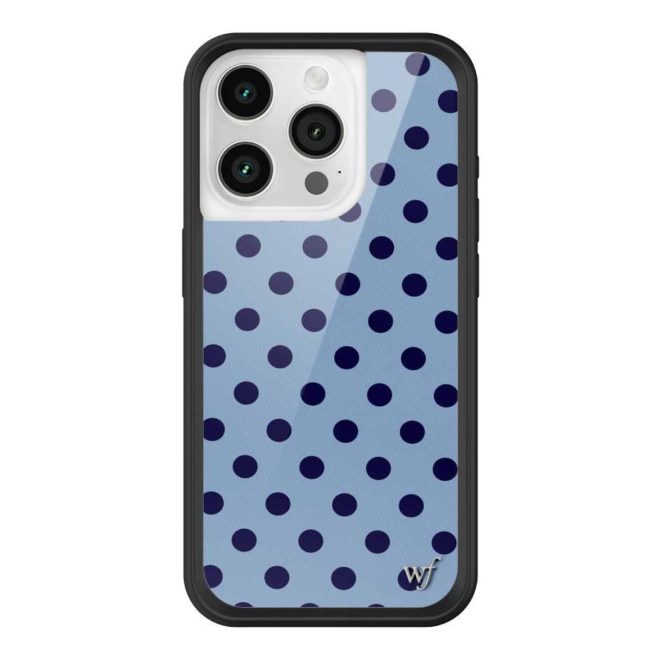 Polka Dot | Blue and Navy Blue iPhone Case