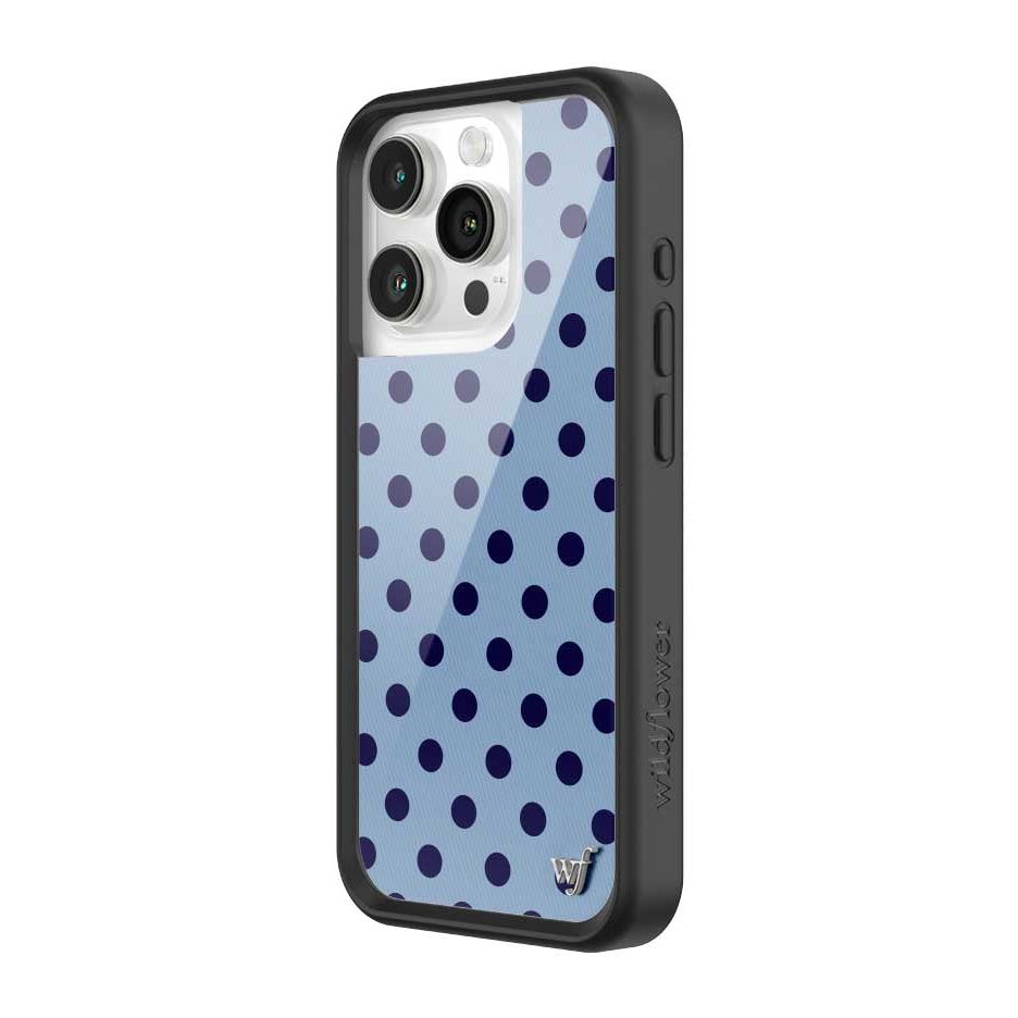 Polka Dot | Blue and Navy Blue iPhone Case