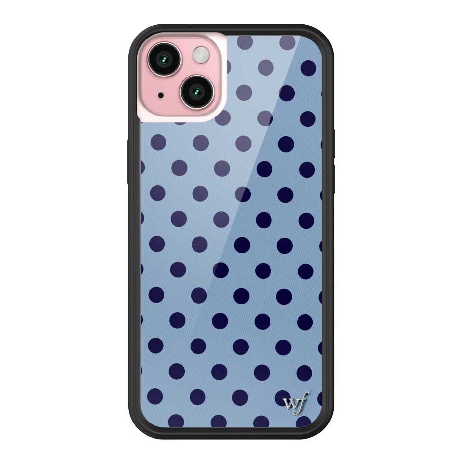 Polka Dot | Blue and Navy Blue iPhone Case