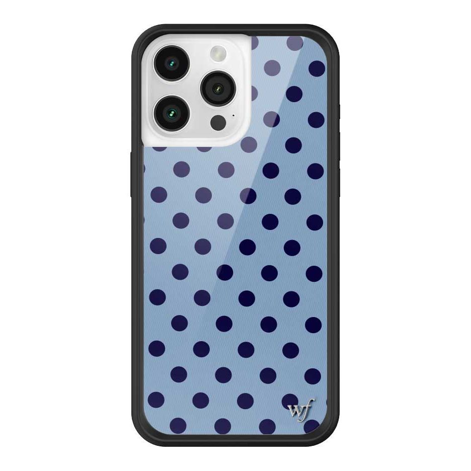 Polka Dot | Blue and Navy Blue iPhone Case
