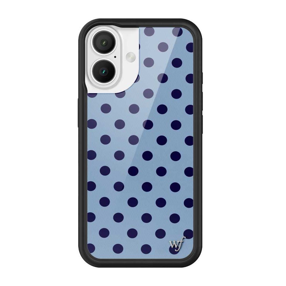 Polka Dot | Blue and Navy Blue iPhone Case