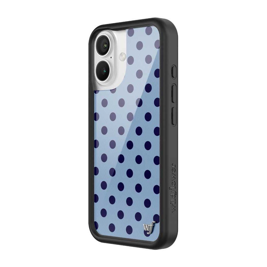 Polka Dot | Blue and Navy Blue iPhone Case
