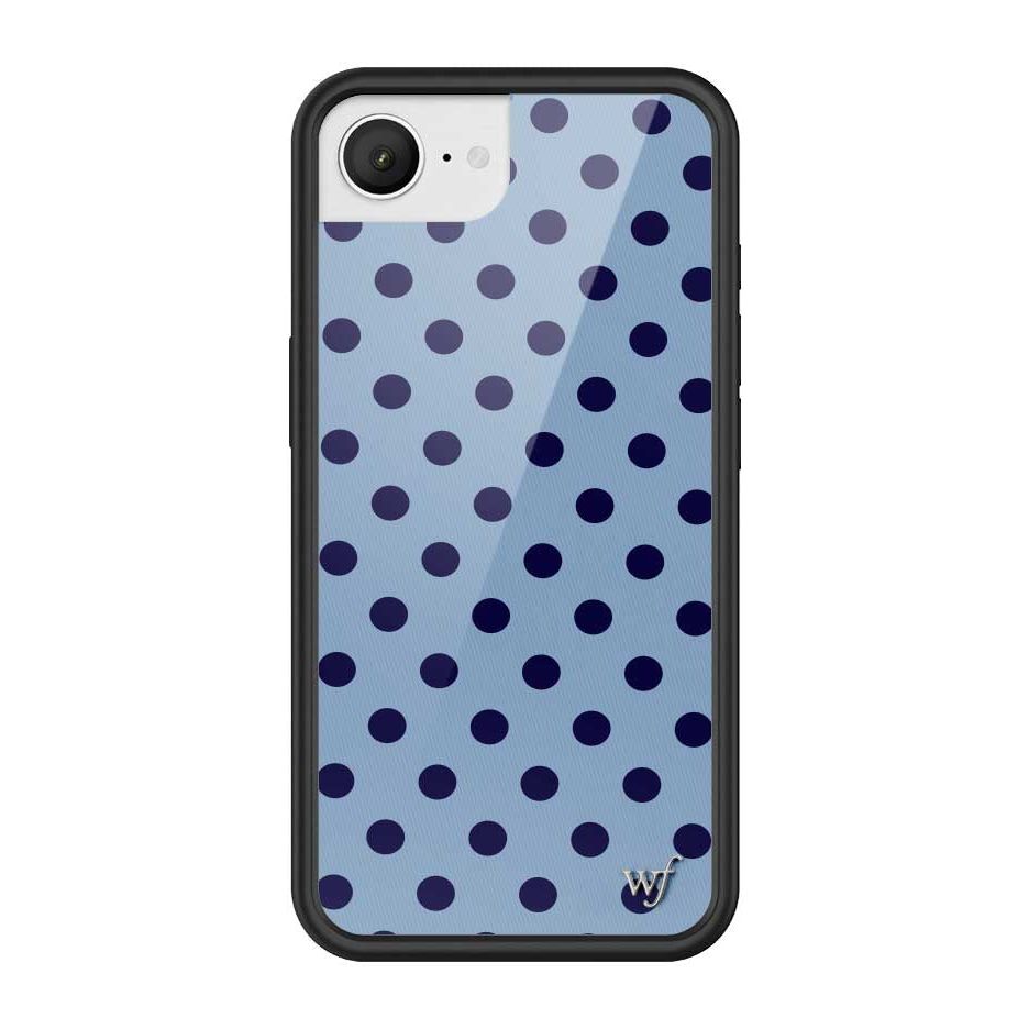 Polka Dot | Blue and Navy Blue iPhone Case