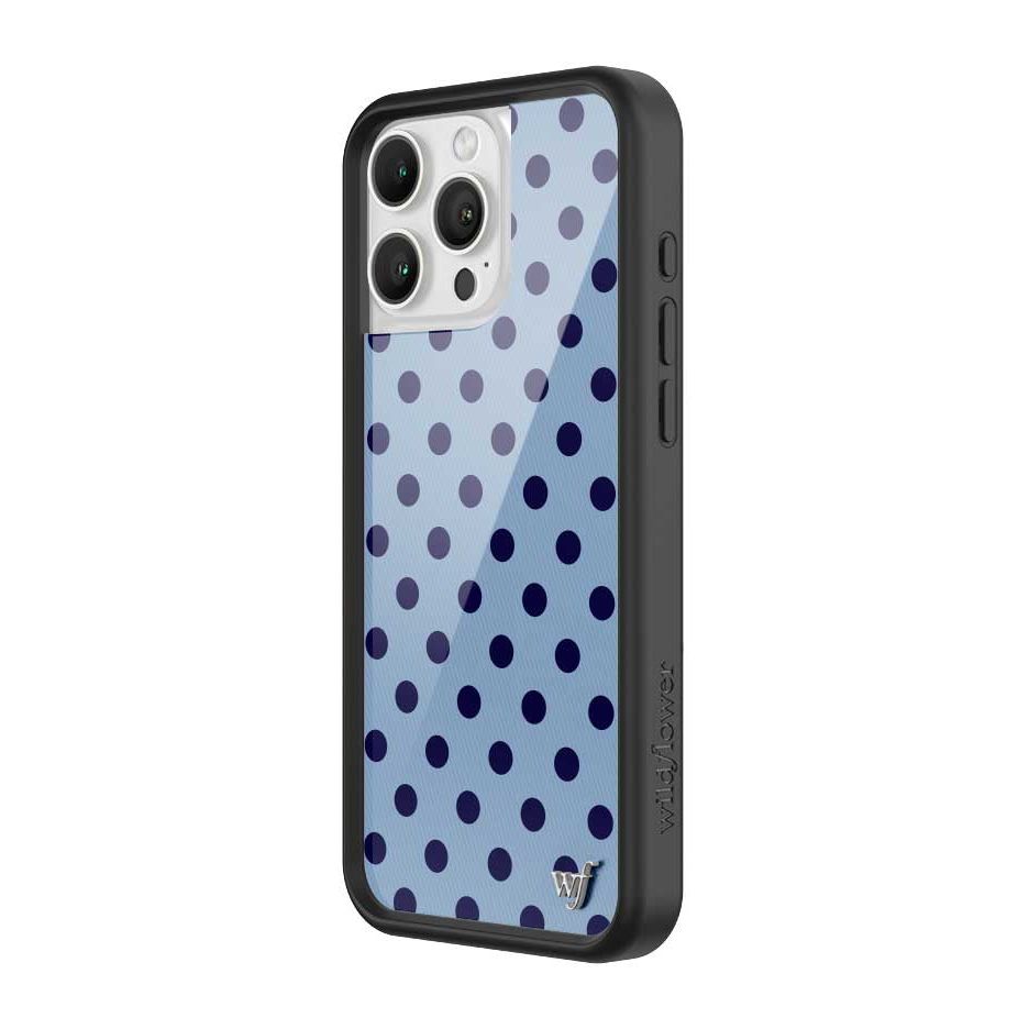 Polka Dot | Blue and Navy Blue iPhone Case