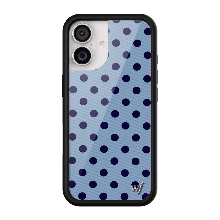 Polka Dot | Blue and Navy Blue iPhone Case
