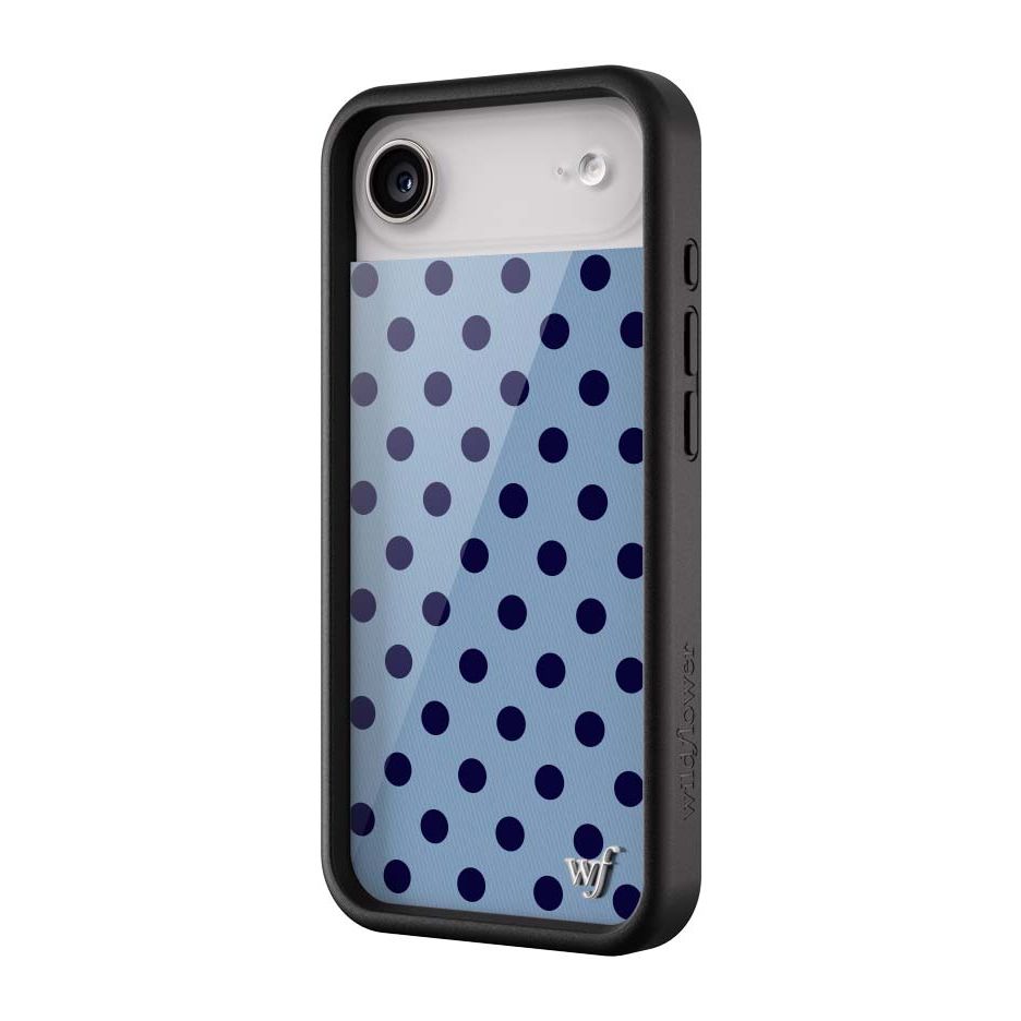 Polka Dot | Blue and Navy Blue iPhone Case
