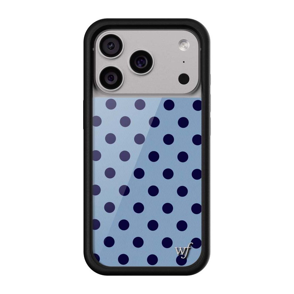 Polka Dot | Blue and Navy Blue iPhone Case
