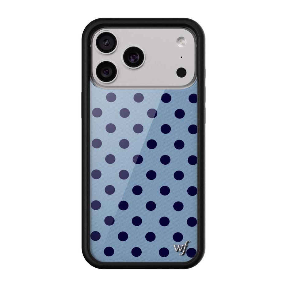Polka Dot | Blue and Navy Blue iPhone Case