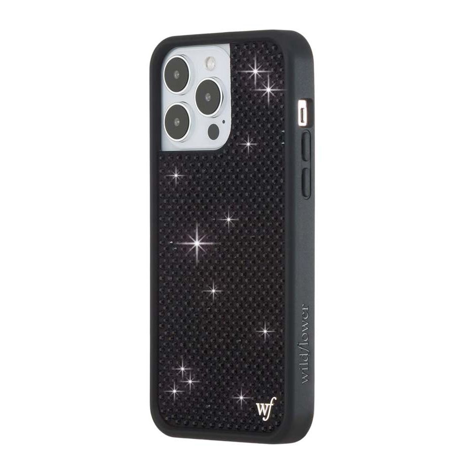 Rhinestone iPhone Case | Black
